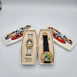 RARE - 1994 Marvin the Martian Quartz Looney Tunes Armitron Watch Lot Of 2 NIB
